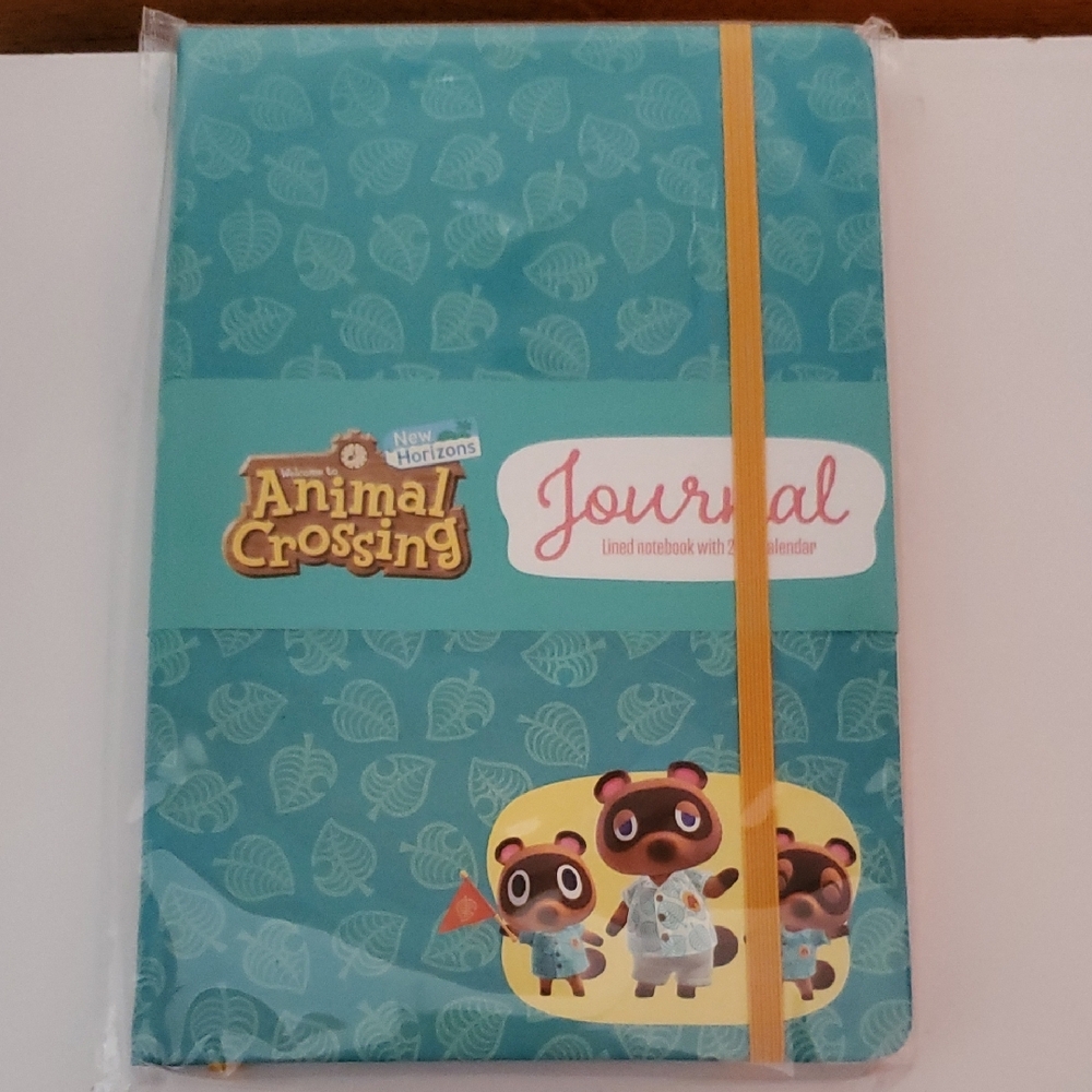 Animal Crossing Journal with Yellow Elastic Band